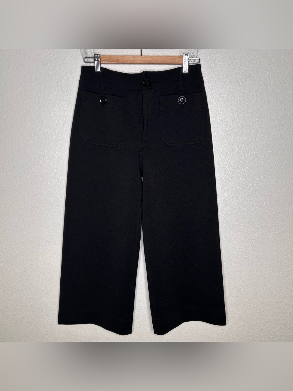Maeve by Anthropologie The Colette pants black 28P